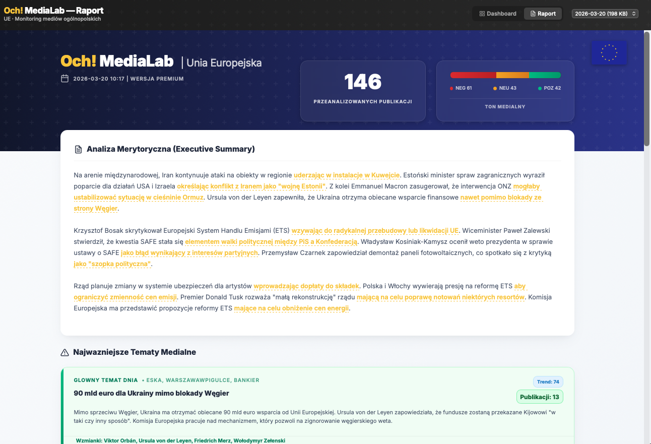 Raport UE - Executive Summary